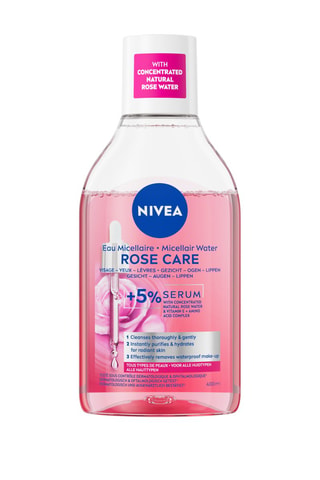 Água micelar Rose Care Nivea 400 ml