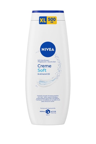 Gel de duche cuidado creme soft derma active nivea - 500 ml