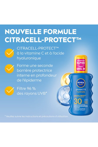 Spray leite solar FPS 30 Protect & Hydrate - 200 ml