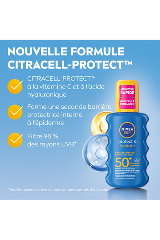 Spray leite solar FPS 50+ Protect & Hydrate - 200 ml