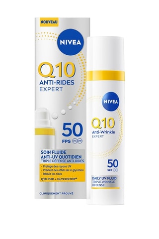 Cuidado fluido anti-UV diário FPS 50 Q10 Anti-rugasExpert - 40 ml