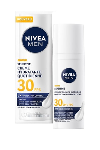 Creme hidratante diário FPS 30 Nivea Men - Pele sensível - 50 ml