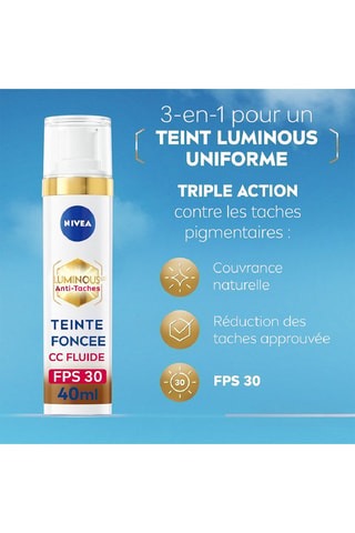Creme fluido anti-manchas cor escura FPS30 Luminous 630 - 40 ml