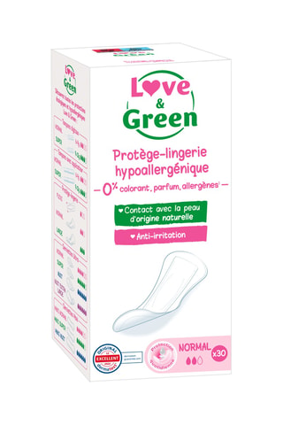 30 protège-lingeries hypoallergéniques Normal - Pertes quotidiennes