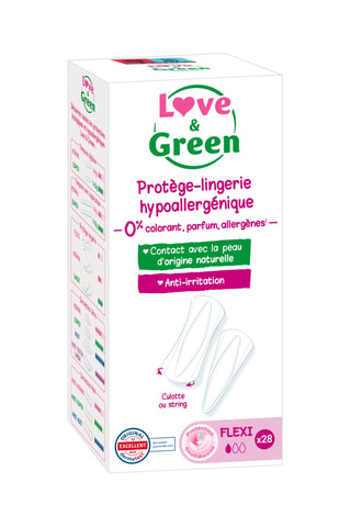 28 protège-lingeries hypoallergéniques Flexi - Flux légers