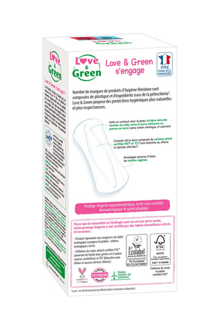 28 protège-lingeries hypoallergéniques Flexi - Flux légers
