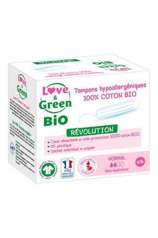 16 tampons hypoallergéniques Normal - Flux légers à modérés