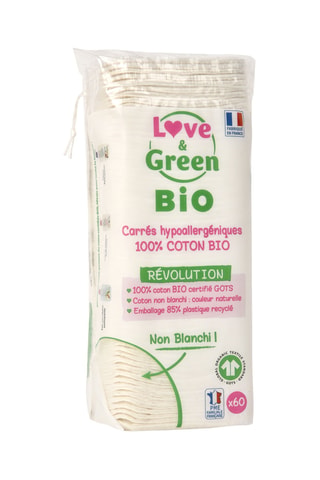 60 cotons hypoallergéniques bio