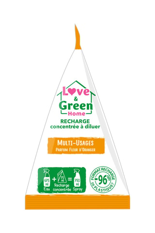 Recharge concentrée à diluer pour spray multi-usage parfumé - Fleur d'Oranger - 75 ml