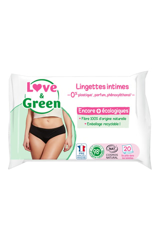 20 lingettes intimes apaisantes