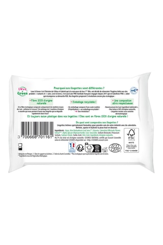20 lingettes intimes apaisantes