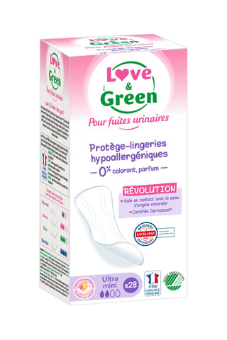 28 protège-lingeries hypoallergéniques Ultra Mini - Fuite urinaires légères