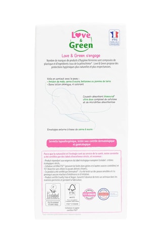 28 serviettes hypoallergéniques Normal - Légers à moyens