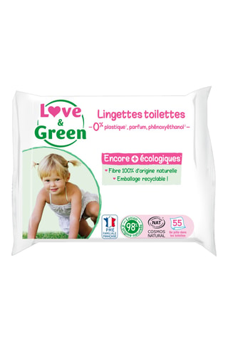 55 lingettes de toilettes