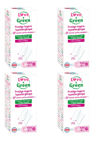 4 x 28 protège-lingerie hypoallergénique Flexi - Flux légers