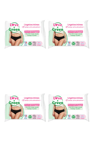 4 x 20 lingettes intimes apaisantes