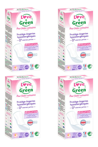 4 x 28 protège-lingeries hypoallergéniques Ultra Mini - Fuites urinaires légères