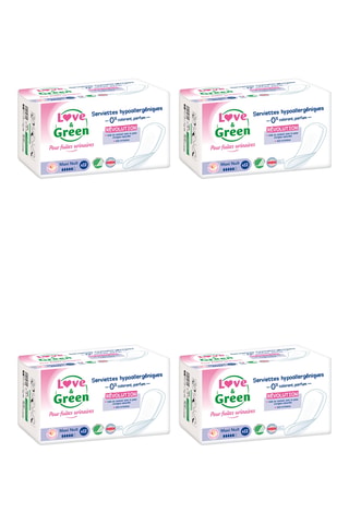4 x 12 serviettes fuites urinaires - Maxi Nuit