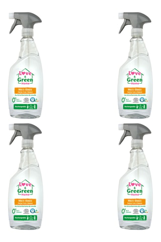 4 x Spray nettoyant multi-usage parfumé - Fleur d'oranger - 450 ml
