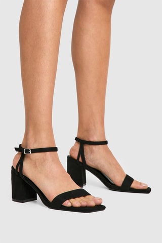 Sandales à talons - Noir