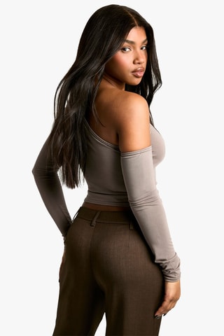 Crop top - Taupe