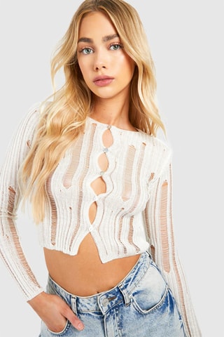 Crop top - Beige