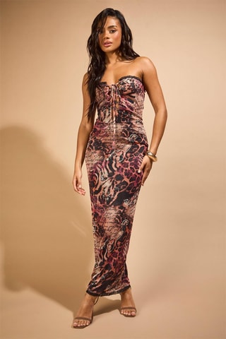 Robe bustier - Rose