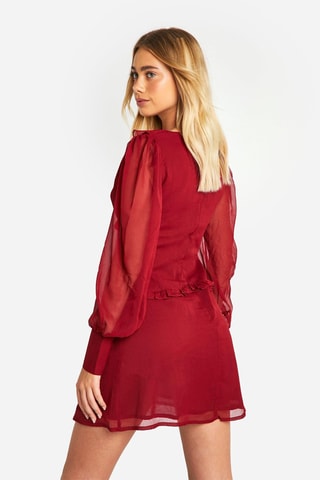 Robe patineuse - Bordeaux