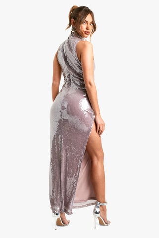 Robe longue - Gris clair