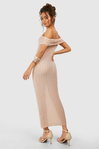 Robe fourreau - Beige