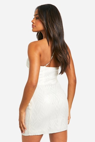 Robe asymétrique - Ecru