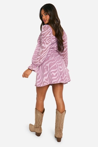Robe patineuse - Mauve