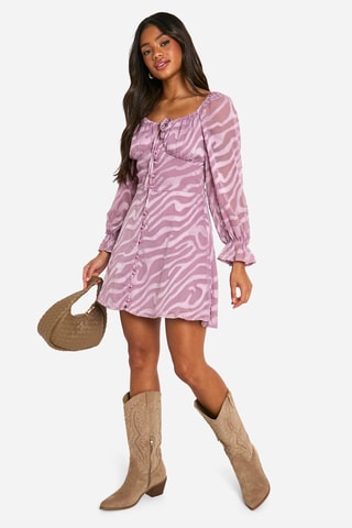 Robe patineuse - Mauve
