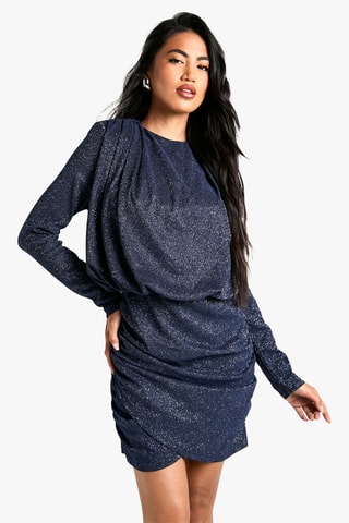 Robe droite - Bleu marine