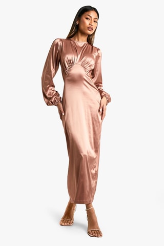 Robe longue - Marron
