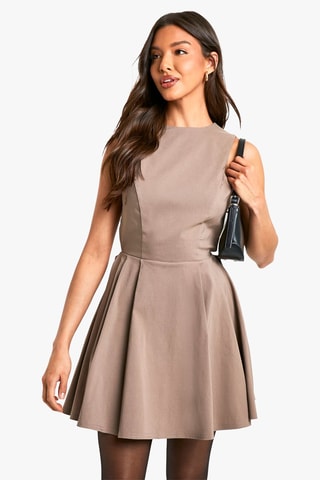 Robe patineuse - Beige
