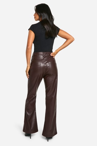 Pantalon flare - Marron