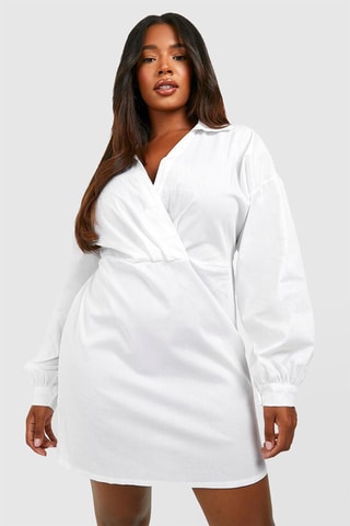 Robe droite - Blanc
