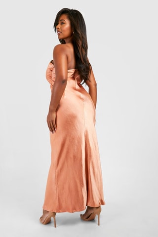 Robe asymétrique - Doré rose