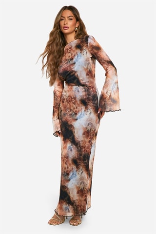Robe longue - Marron