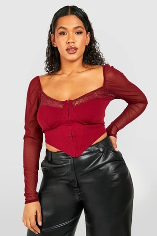 Crop top - Bordeaux