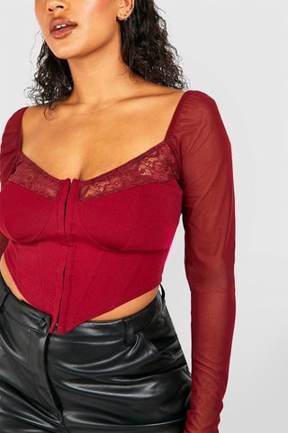 Crop top - Bordeaux