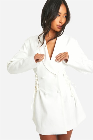 Robe droite - Blanc