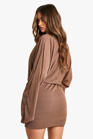 Robe fourreau - Marron
