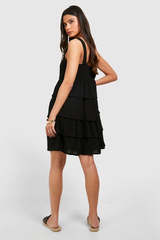 Robe volantée - Noir