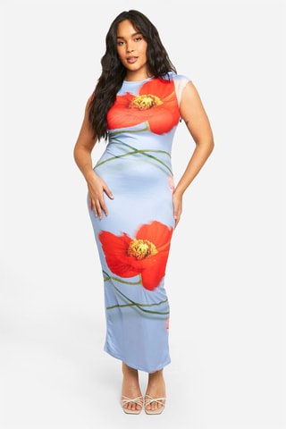 Robe fourreau - Ciel