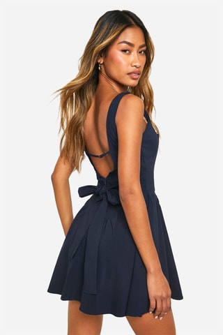 Robe patineuse - Bleu marine