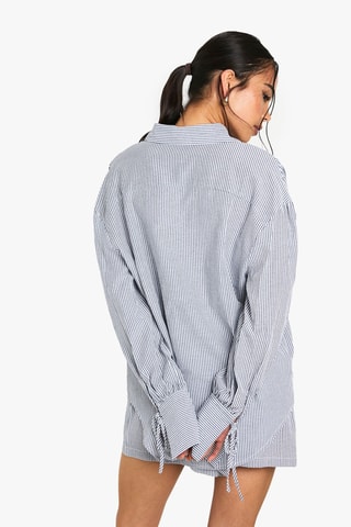 Chemisier et short - Bleu marine