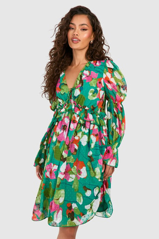 Robe patineuse - Vert