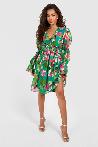 Robe patineuse - Vert